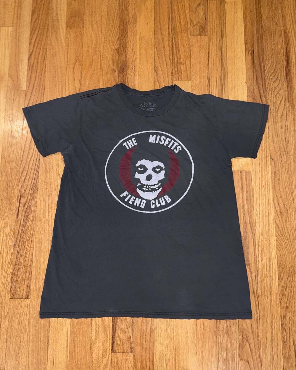 Misfits T-Shirt Mens XL Black Fiend Club Skull Graphic Punk Rock Band Tee